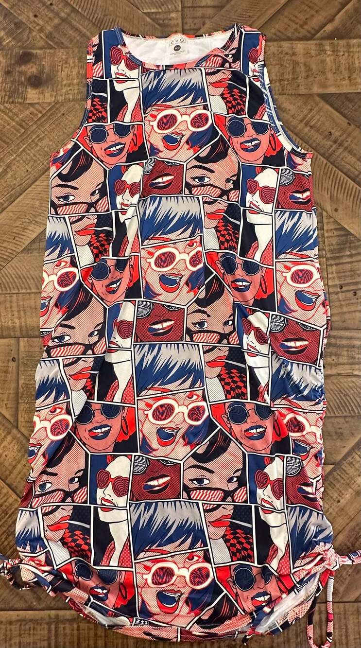 Constantly Varied Gear Pop Art Multiway Limitless Dress